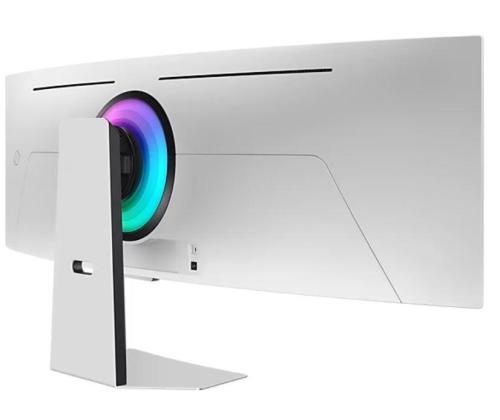 Monitor SAMSUNG 49" Gaming/Curved 5120x1440 32:9 0.03 ms Speakers Height adjustable Tilt Colour...