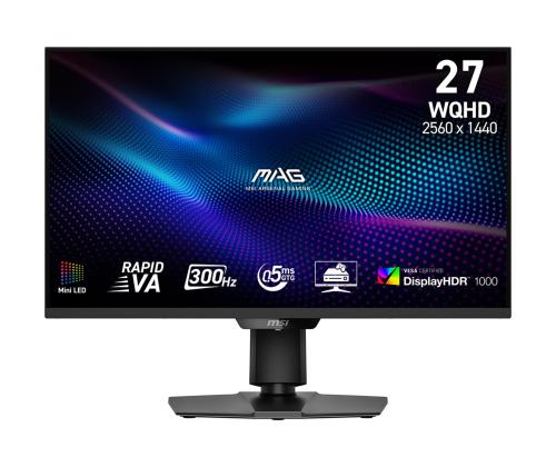 LCD Monitor MSI MAG 274QPF X30MV 27" Gaming/Frameless Matte Panel VA 2560x1440 16:9 300Hz 0.5 ms...