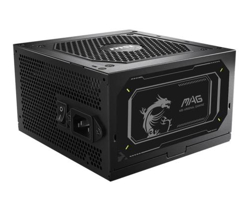 Power Supply MSI MAG A750GL PCIE5 II 750 Watts Efficiency 80 PLUS GOLD PFC Active MAGA750GLPCIE5II
