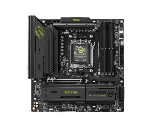 Mainboard MSI AMD B850 SAM5 Micro-ATX Memory DDR5 Memory slots 4 1xPCI-Express 4.0 4x	 1xPCI...