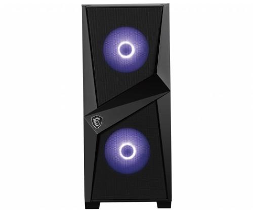 Case MSI MAG FORGE 100M MidiTower Not included ATX MicroATX MiniITX Colour Black MAGFORGE100M