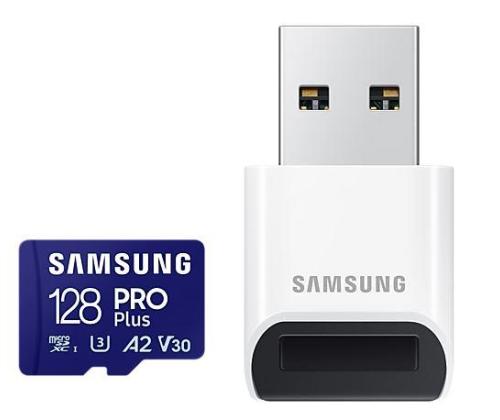 MEMORY MICRO SDXC PRO+ 128GB/W/READER MB-MD128SB/WW SAMSUNG