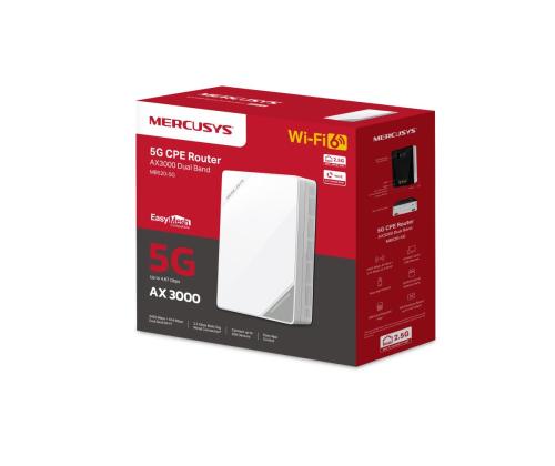 Wireless Router MERCUSYS 3000 Mbps LAN \ WAN ports 1 MB520-5G