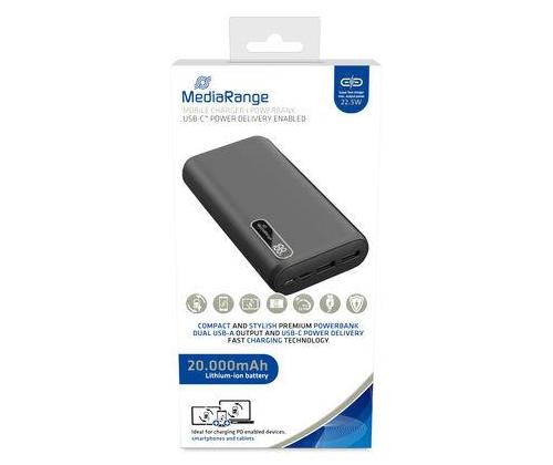 POWER BANK USB 20000MAH/MR756 MEDIARANGE