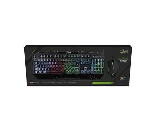 KEYBOARD+ MOUSE GS102 BLACK/MRGS102-UK MEDIARANGE