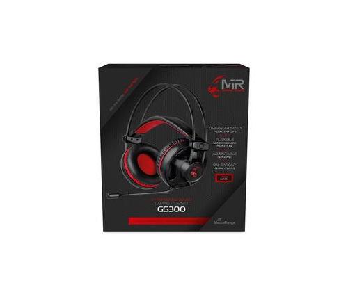 HEADSET GAMING GS300/BLACK/RED MRGS300 MEDIARANGE