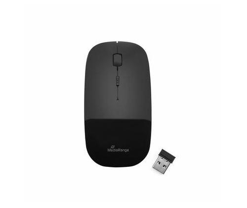 MOUSE USB OPTICAL WRL/BLACK MROS215 MEDIARANGE