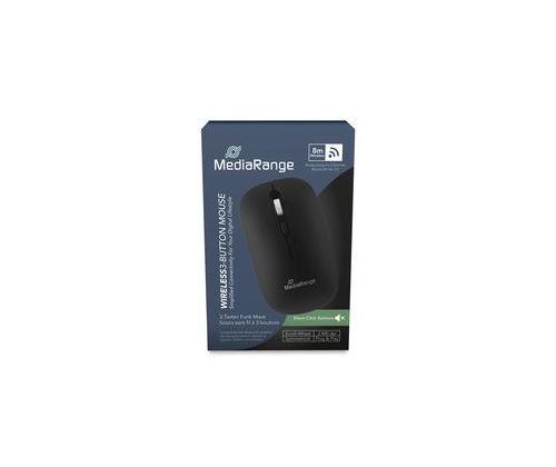 MOUSE USB OPTICAL WRL 4-BUTTON/BLACK MROS267 MEDIARANGE