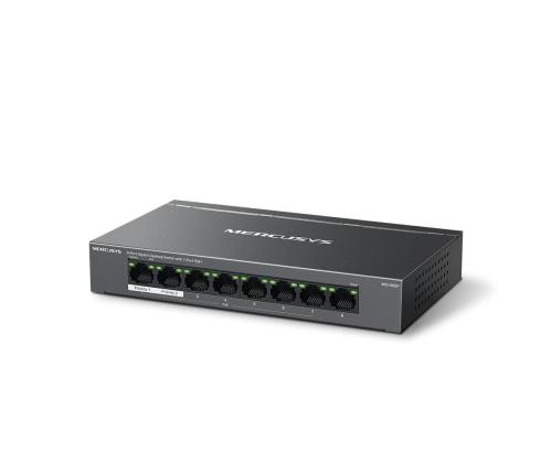 Switch MERCUSYS MS108GP Desktop/pedestal 8x10Base-T / 100Base-TX / 1000Base-T PoE+ ports 7 MS108GP