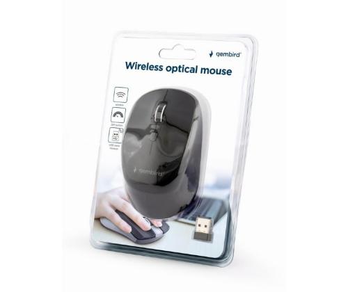 MOUSE USB OPTICAL WRL/BLACK MUSW-4B-05 GEMBIRD
