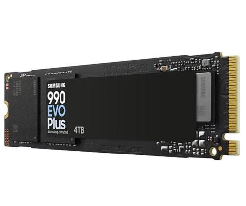 SSD SAMSUNG 990 EVO Plus 4TB M.2 PCIe Gen5 NVMe TLC Write speed 6300 MBytes/sec Read speed 7250...