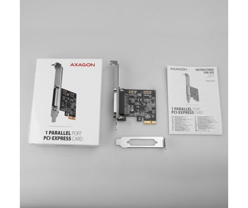 NET CARD PCIE 1PORT/SP&LP PCEA-P1N AXAGON