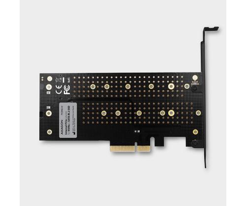 SSD ACC ADAPTER NVME/SATA/M.2/SP&LP PCEM2-D AXAGON
