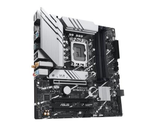 Mainboard ASUS Intel B760 Express LGA1700 Micro-ATX Memory DDR5 Memory slots 4 3xPCI-Express 4.0...