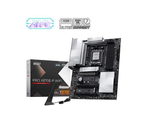 Mainboard MSI AMD X870E SAM5 ATX Memory DDR5 Memory slots 4 PROX870E-PWIFI