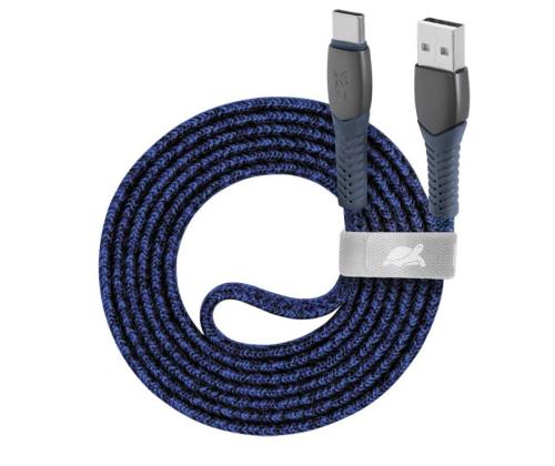 CABLE USB-C TO USB2.0 1.2M/BLUE PS6102 BL12 RIVACASE
