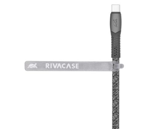 CABLE USB-C TO USB-C 1.2M/GREY PS6105 GR12 RIVACASE