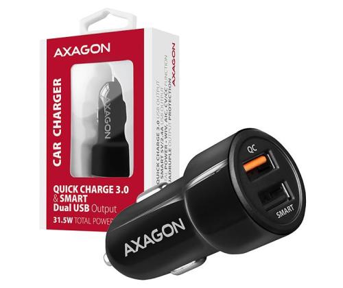 MOBILE CHARGER CAR USB 2PORT/31.5W PWC-QC5 AXAGON
