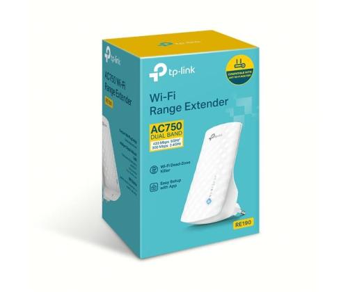 WRL RANGE EXTENDER 750MBPS/RE190 TP-LINK