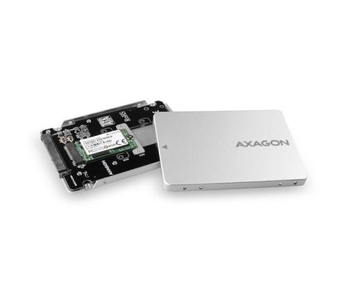 SSD ACC BRACKET BOX 2.5"/SILVER RSS-M2SD AXAGON