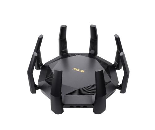 Wireless Router ASUS 6000 Mbps Mesh Wi-Fi 6 USB 3.1 9x10/100/1000M 1x10GbE 1xSPF+ Number of...