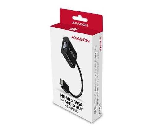 I/O ADAPTER HDMI TO VGA/0.15M RVH-VGAN AXAGON