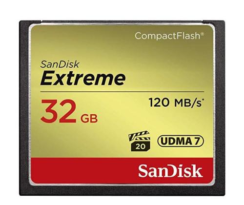 MEMORY COMPACT FLASH 32GB/SDCFXSB-032G-G46 SANDISK