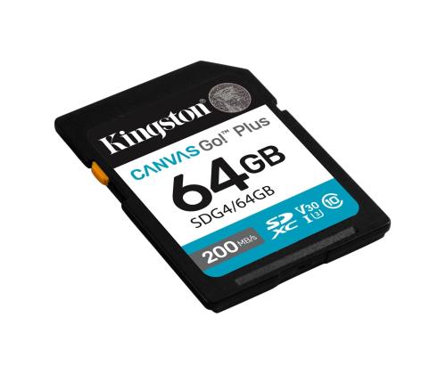 MEMORY SDXC 64GB UHS-I/SDG4/64GB KINGSTON