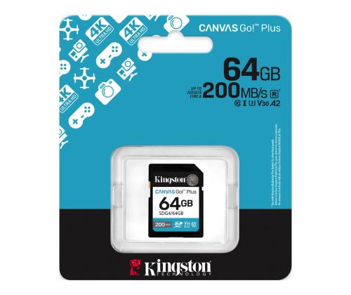 MEMORY SDXC 64GB UHS-I/SDG4/64GB KINGSTON