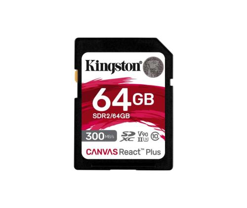 MEMORY SDXC 64GB C10/SDR2/64GB KINGSTON