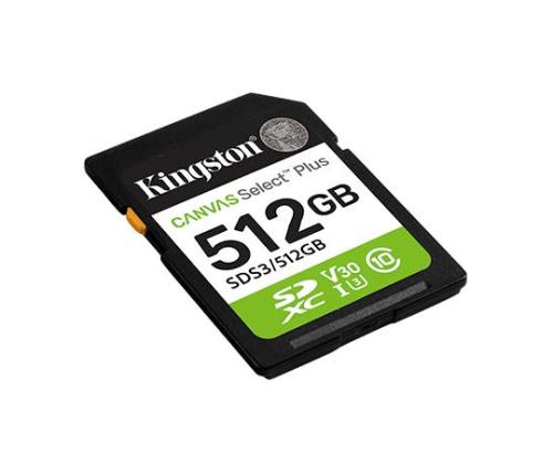 MEMORY SDXC 512GB UHS-I/SDS3/512GB KINGSTON