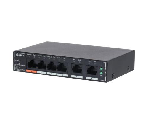 Switch DAHUA DH-SG4006P Type L2 PoE ports 4 60 Watts SG4006P