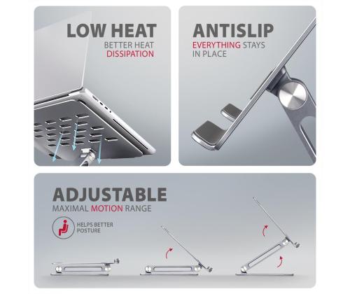 NB ACC STAND 10-16"/ALUMINUM HQ STND-LQ AXAGON