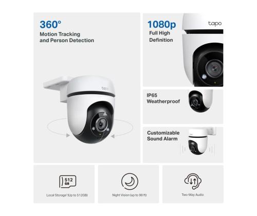WRL CAMERA 1080P PAN/TILT/TC40 TP-LINK
