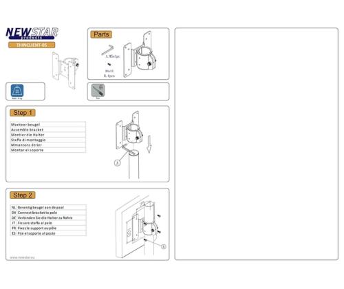 PC ACC THIN CLIENT MOUNT/10KG THINCLIENT-05 NEOMOUNTS