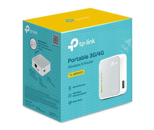 WRL 3G/4G ROUTER 150MBPS/PORTABLE TL-MR3020 TP-LINK