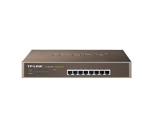 Switch TP-LINK Rack 8x10Base-T / 100Base-TX / 1000Base-T TL-SG1008