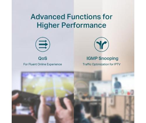 Switch TP-LINK PoE+ ports 16 TL-SG116P