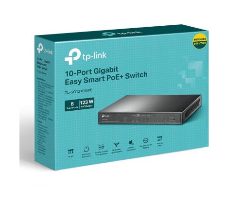 Switch TP-LINK Desktop/pedestal 9x10Base-T / 100Base-TX / 1000Base-T 1x10/100/1000BASE-T/SFP...