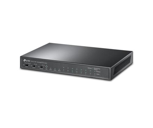 Switch TP-LINK 1x10Base-T / 100Base-TX PoE+ ports 8 124 Watts TL-SL1311MP
