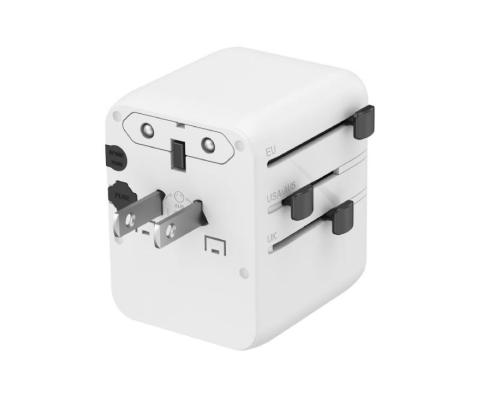 POWER ADAPTER TRAVEL 20W/WHITE TPA-1A2C20-01-W GEMBIRD
