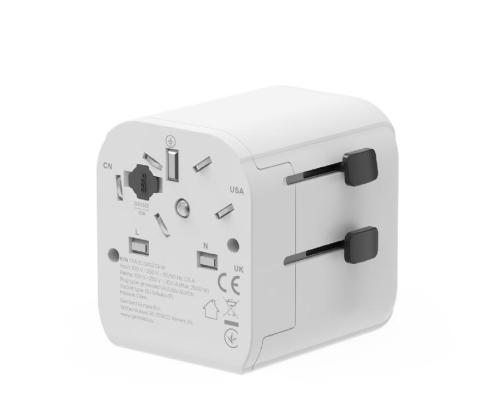 POWER ADAPTER EU TO UNIV. 12W/WHT TPA-EU2A12-01-W GEMBIRD