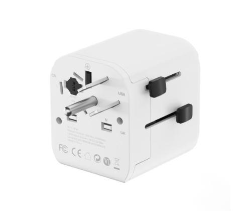 POWER ADAPTER EU TO UNIV. 12W/WHT TPA-EU2A12-01-W GEMBIRD