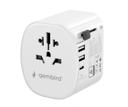POWER ADAPTER GROUNDED 15W/WHT TPA-EU2A1C15-01-W GEMBIRD