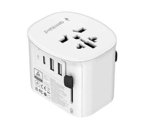 POWER ADAPTER GROUNDED 15W/WHT TPA-EU2A1C15-01-W GEMBIRD