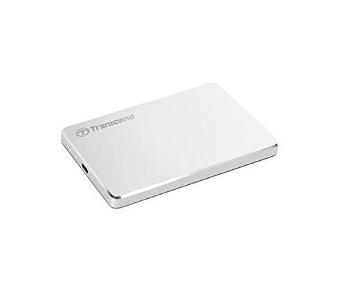 External HDD TRANSCEND StoreJet 1TB USB 3.1 Colour Silver TS1TSJ25C3S