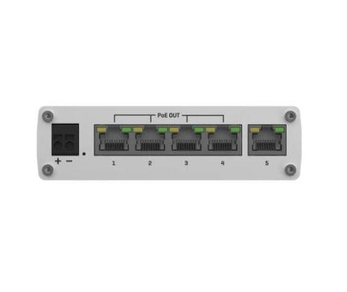 Switch TELTONIKA TSW101 5xRJ45 PoE ports 4 60 Watts TSW101
