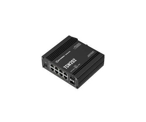 Switch TELTONIKA TSW202 Type L2 2xSFP 8xRJ45 PoE+ ports 8 240 Watts TSW202
