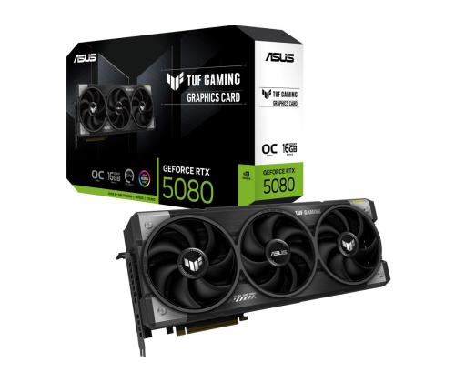 Graphics Card ASUS NVIDIA GeForce RTX 5080 16 GB GDDR7 256 bit PCIE 5.0 16x Triple slot Fansink...