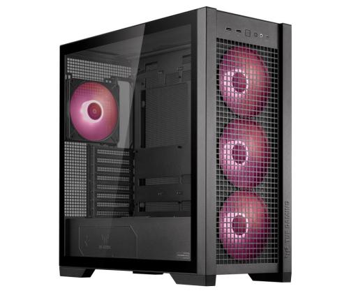 Case ASUS TUF Gaming GT302 ARGB MidiTower Case product features Transparent panel Not included...